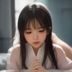 含羞草网站主编林夏的工作头像：一位戴眼镜、表情专注的年轻女性编辑，背景为整洁的书架，气质沉稳专业